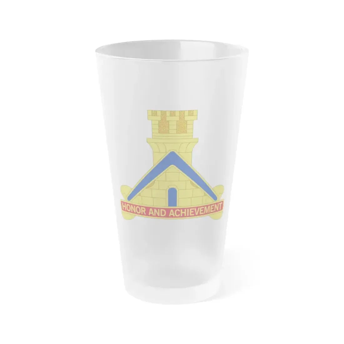339 Engineer Battalion (U.S. Army) Frosted Pint Glass 16oz Default Title - Go Mug Yourself