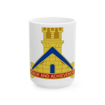 339 Engineer Battalion (U.S. Army) White Coffee Mug 15oz - Go Mug Yourself