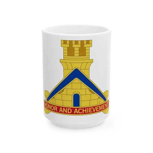 339 Engineer Battalion (U.S. Army) White Coffee Mug 15oz - Go Mug Yourself