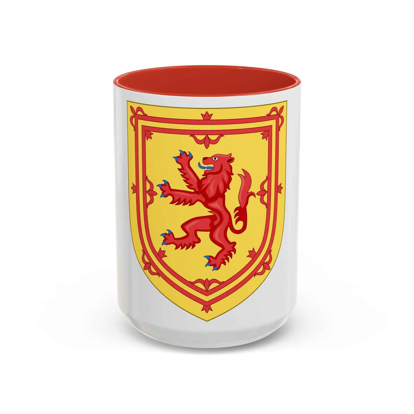 Royal Arms of the Kingdom of Scotland - Accent Coffee Mug