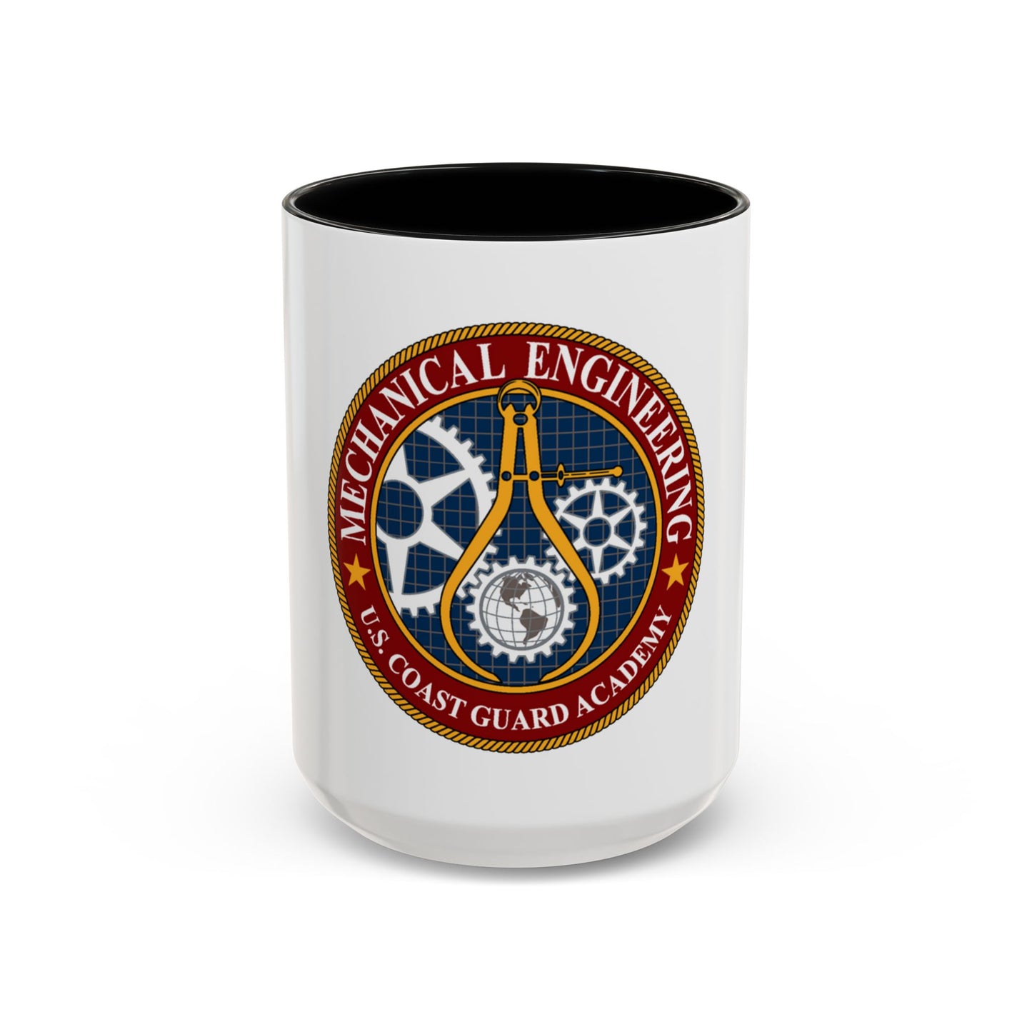 USCG Acad Mech Engineering (U.S. Coast Guard) Accent Coffee Mug