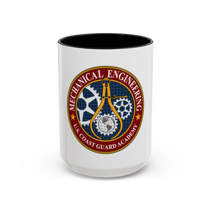 USCG Acad Mech Engineering (U.S. Coast Guard) Accent Coffee Mug