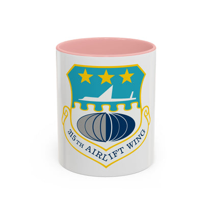 315th Airlift Wing (U.S. Air Force) Accent Coffee Mug