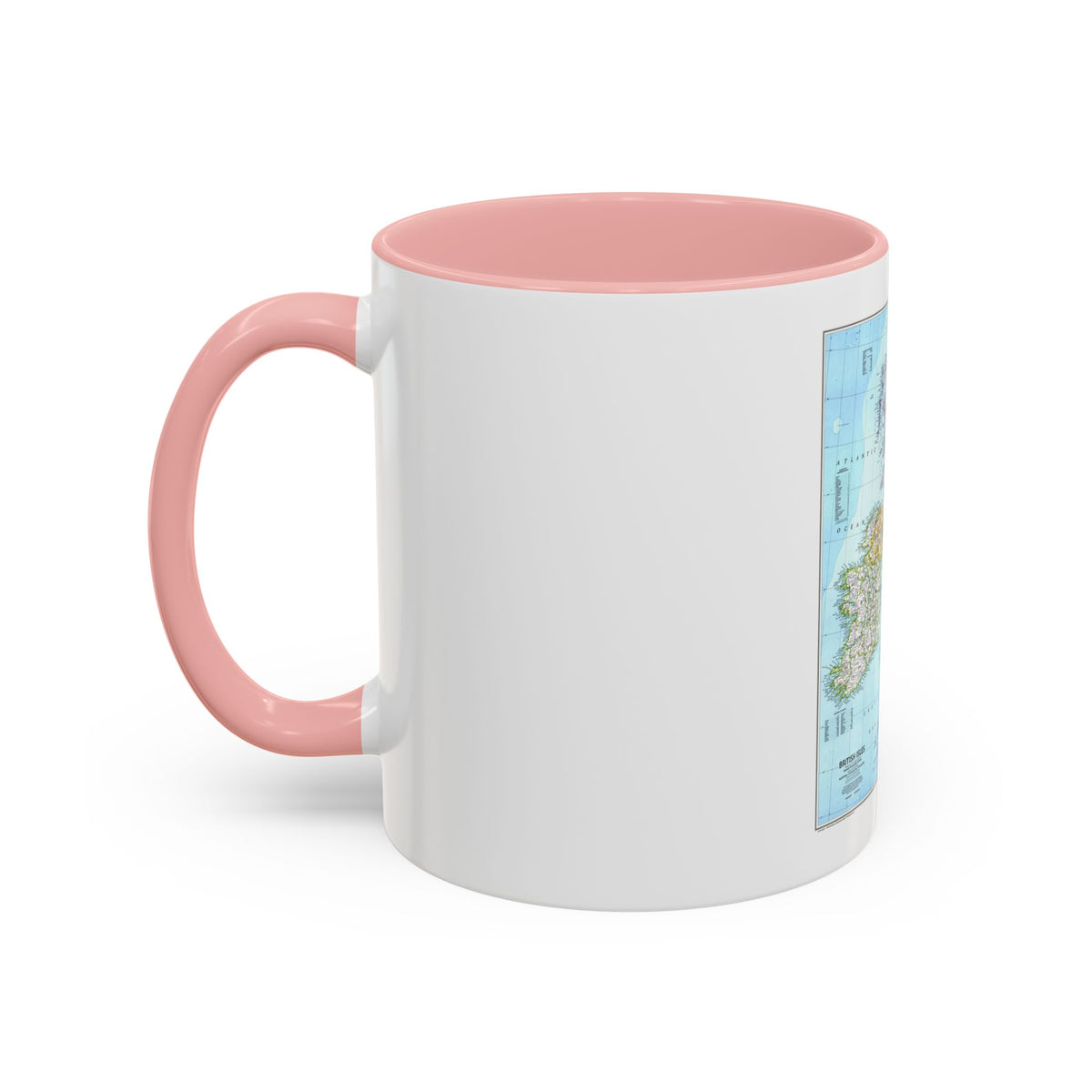 British Isles (1979) (Map) Accent Coffee Mug