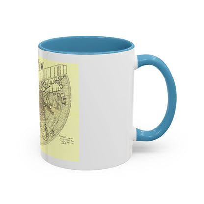World Map - Ruysch (1508) (Map) Accent Coffee Mug