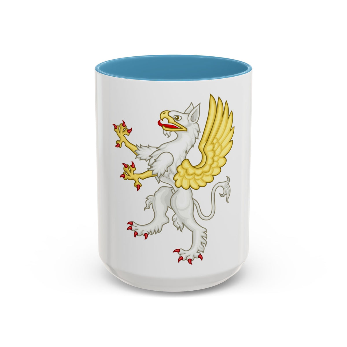 Gryphon Badge of Edward III - Accent Coffee Mug