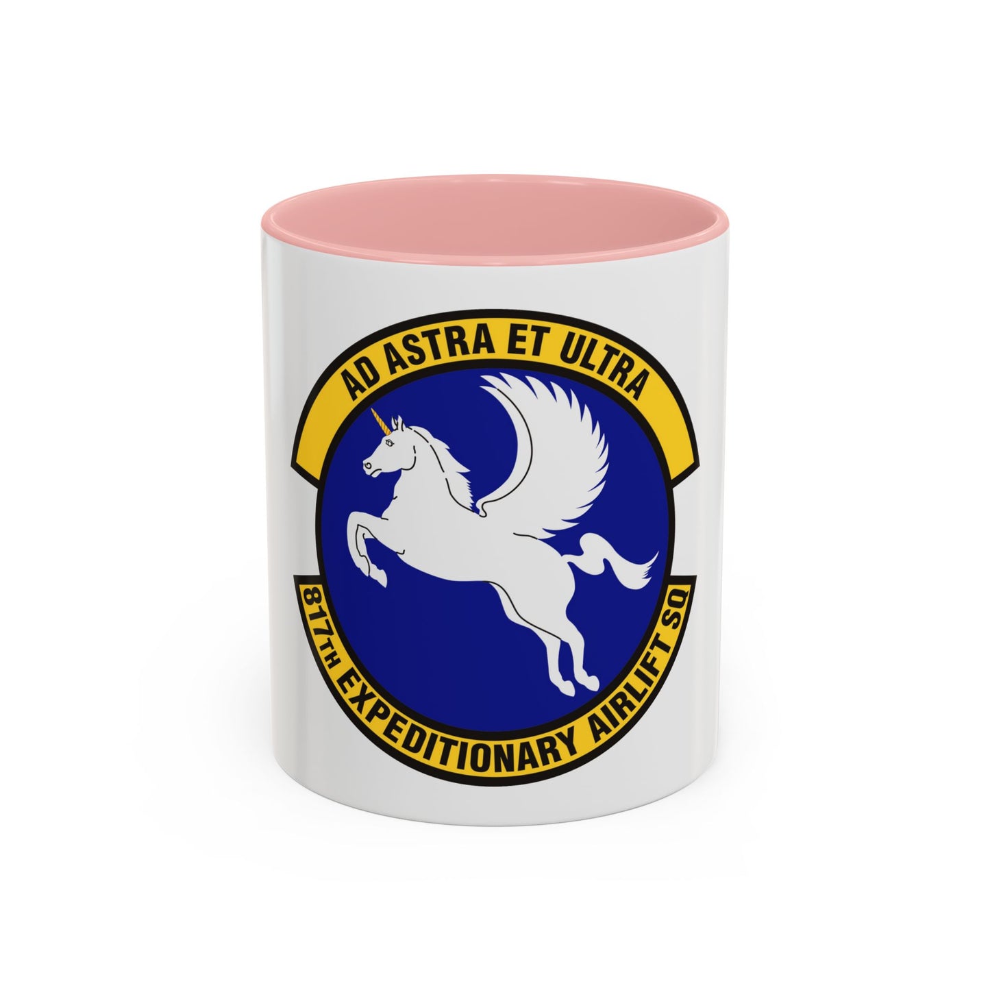 817th Expeditionary Airlift Squadron (U.S. Air Force) Accent Coffee Mug