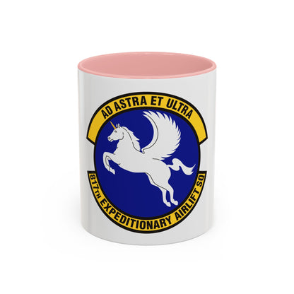 817th Expeditionary Airlift Squadron (U.S. Air Force) Accent Coffee Mug