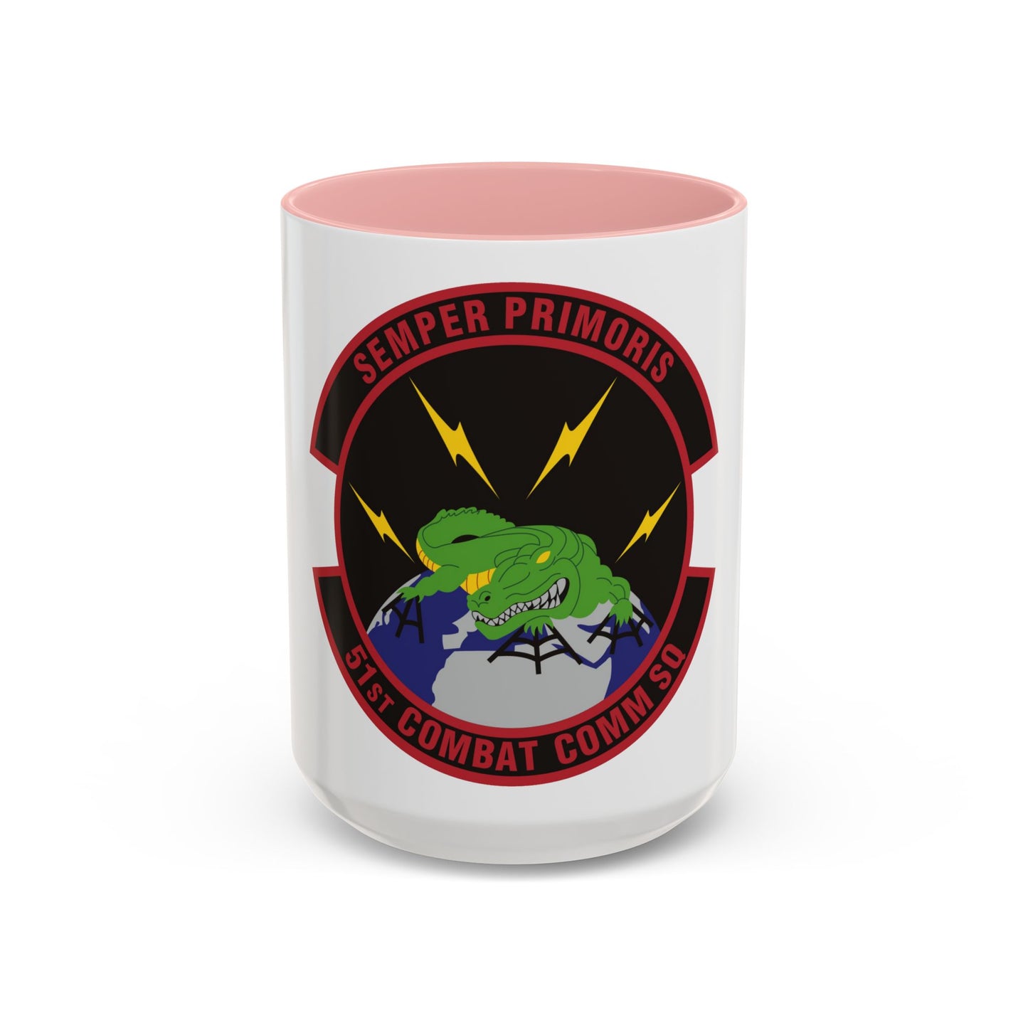 51 Combat Communications Squadron ACC (U.S. Air Force) Accent Coffee Mug