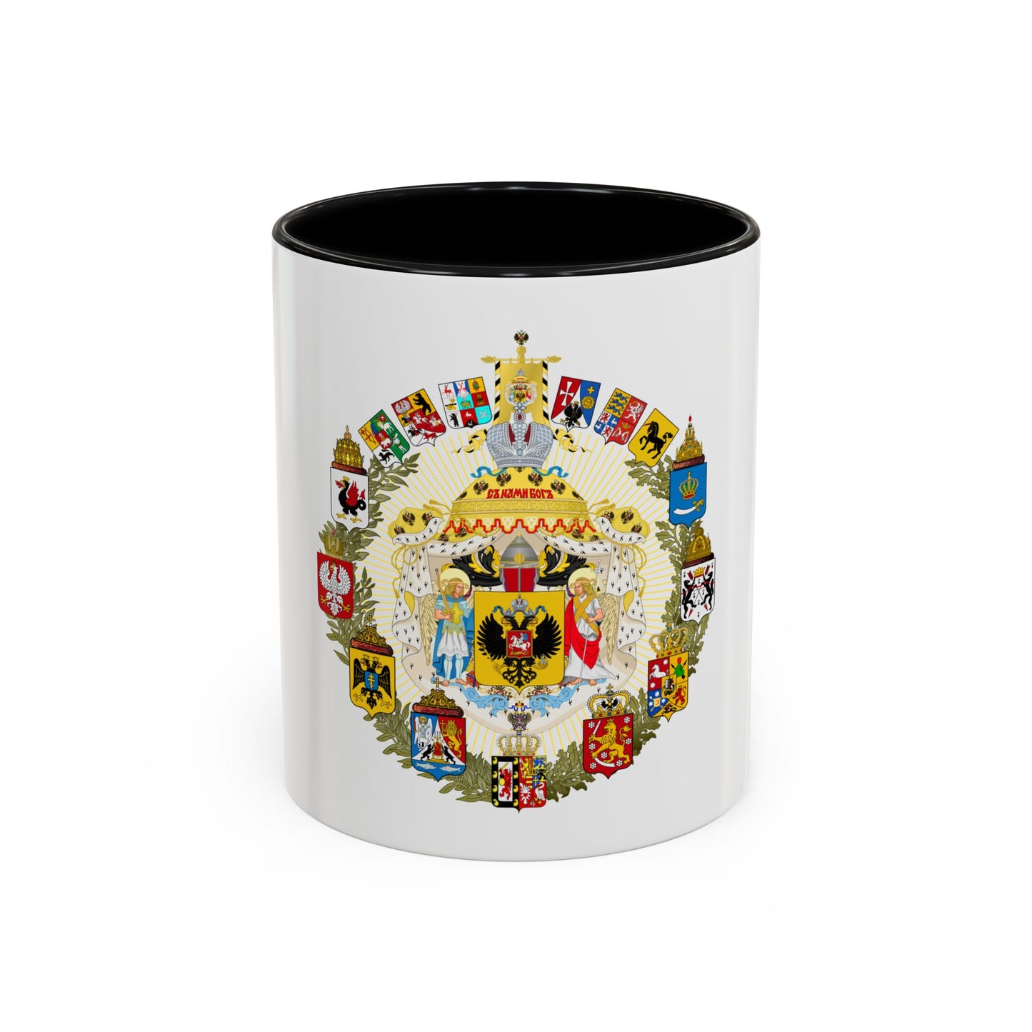 Greater Coat of Arms of the Russian Empire - Accent Coffee Mug