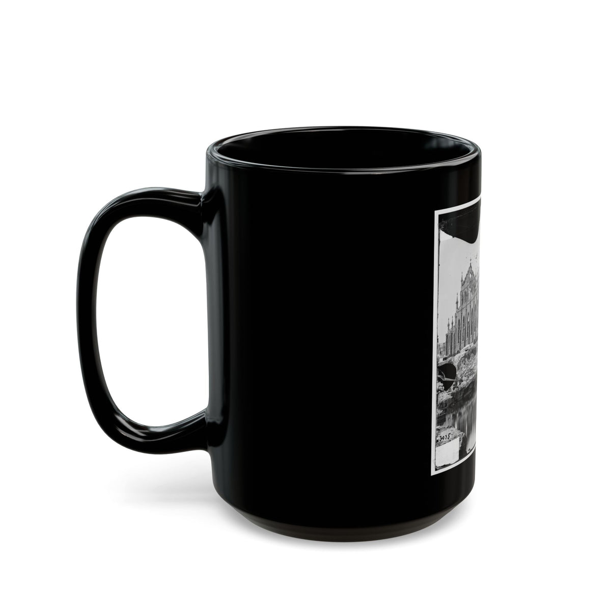 Charleston, S.C. Cathedral Of St. John And St. Finbar; Another View (U.S. Civil War) Black Coffee Mug