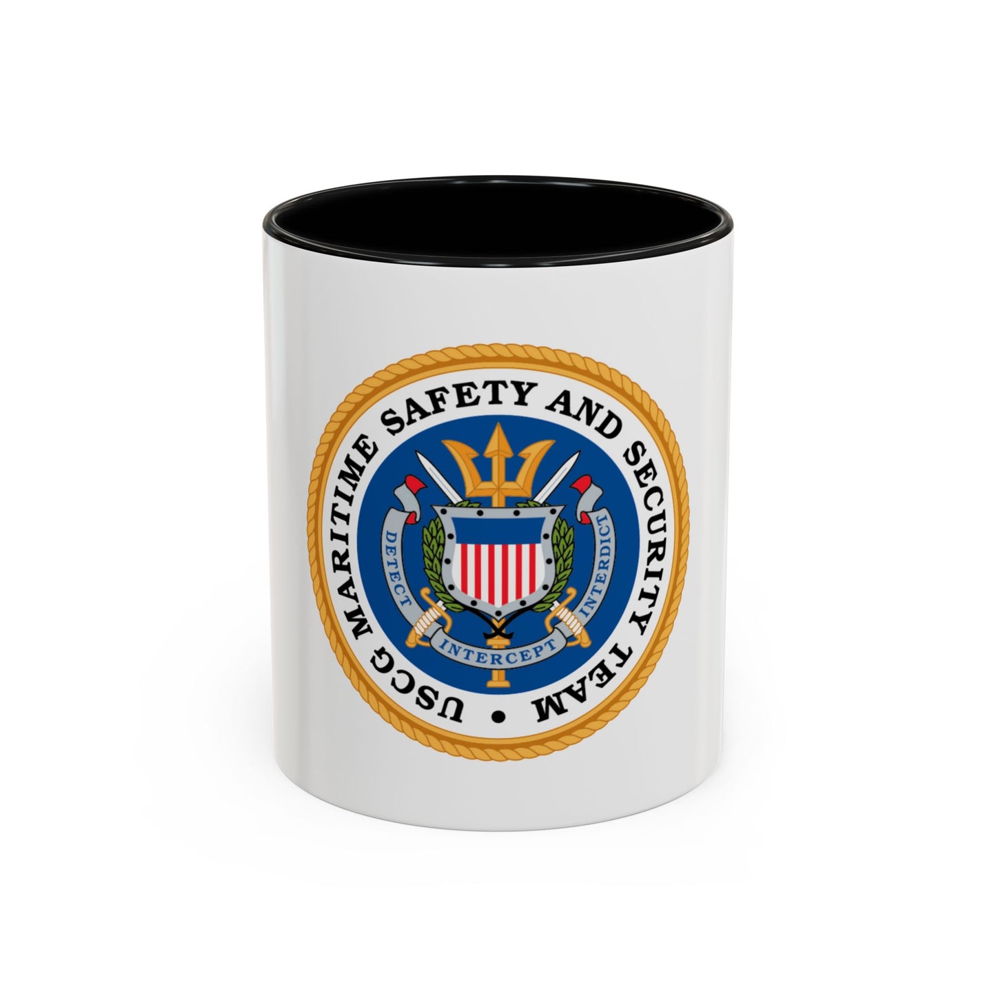 CG Maritime Safety & Security Team (U.S. Coast Guard) Accent Coffee Mug