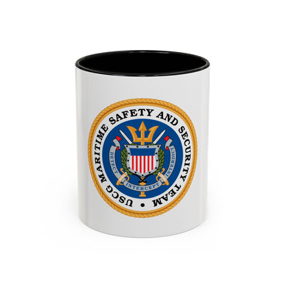 CG Maritime Safety & Security Team (U.S. Coast Guard) Accent Coffee Mug