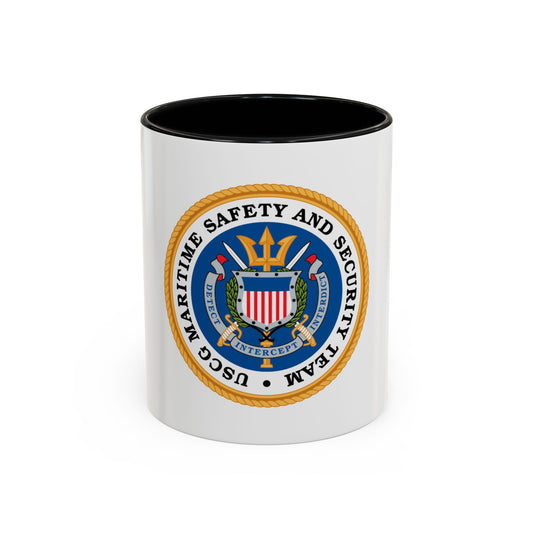 CG Maritime Safety & Security Team (U.S. Coast Guard) Accent Coffee Mug