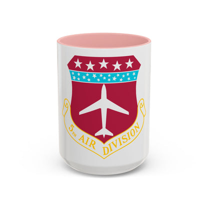 5th Air Division (U.S. Air Force) Accent Coffee Mug
