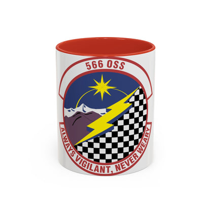 566th Operations Support Squadron (U.S. Air Force) Accent Coffee Mug