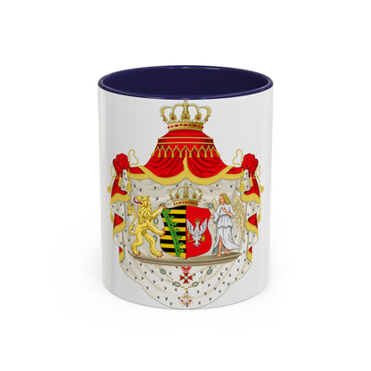 Grand Coat of Arms of Duchy of Warsaw - Accent Coffee Mug