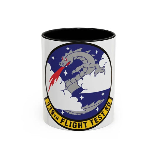 339th Flight Test Squadron (U.S. Air Force) Accent Coffee Mug 11oz Black - Go Mug Yourself