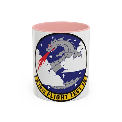 339th Flight Test Squadron (U.S. Air Force) Accent Coffee Mug 11oz Pink - Go Mug Yourself