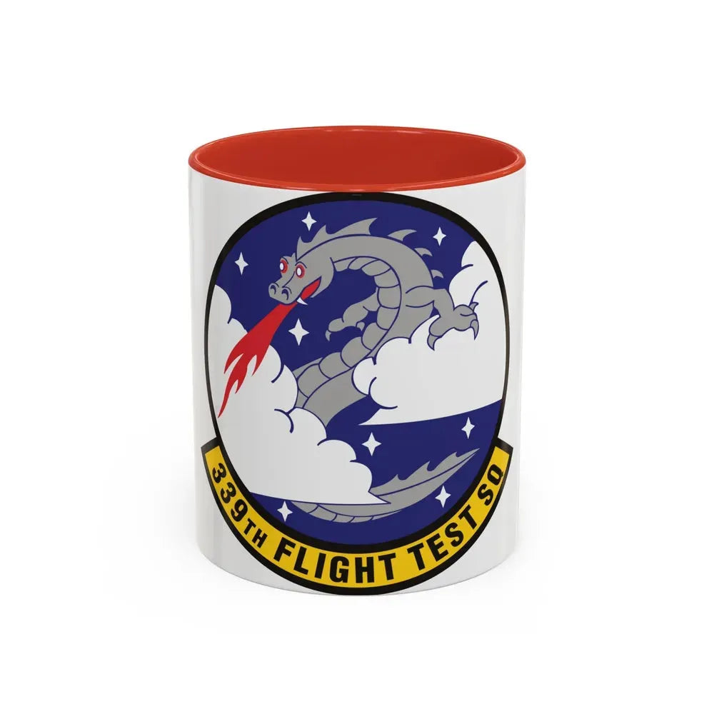 339th Flight Test Squadron (U.S. Air Force) Accent Coffee Mug 11oz Red - Go Mug Yourself