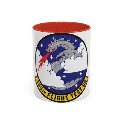 339th Flight Test Squadron (U.S. Air Force) Accent Coffee Mug 11oz Red - Go Mug Yourself