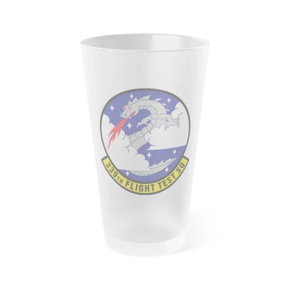 339th Flight Test Squadron (U.S. Air Force) Frosted Pint Glass 16oz 16oz Frosted - Go Mug Yourself