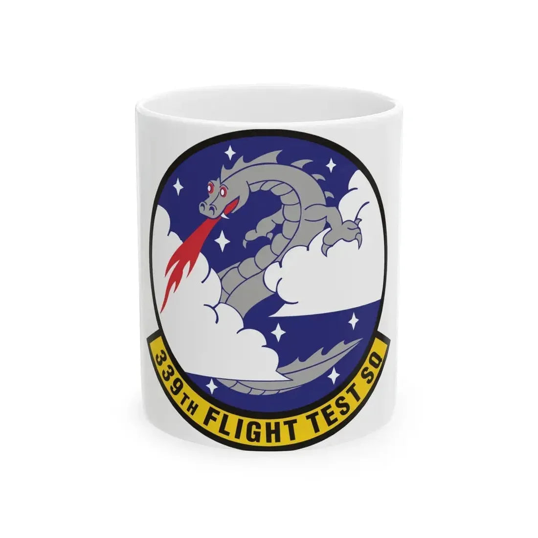 339th Flight Test Squadron (U.S. Air Force) White Coffee Mug 11oz - Go Mug Yourself