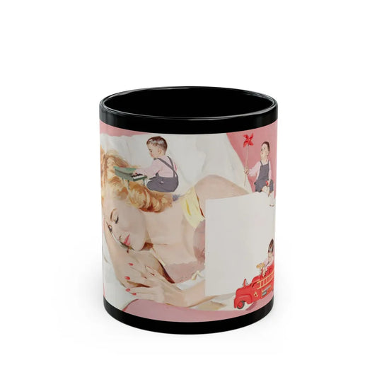 Dreaming of Baby - Black Coffee Mug-11oz-Go Mug Yourself