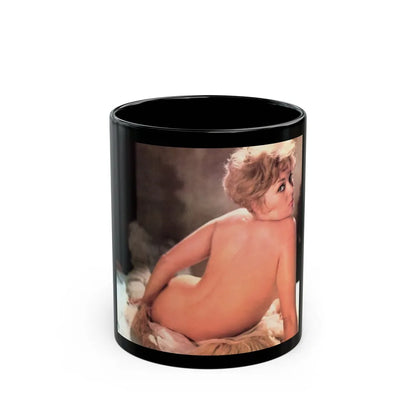 Kim Novak #253 (Vintage Female Icon) Black Coffee Mug-11oz-Go Mug Yourself