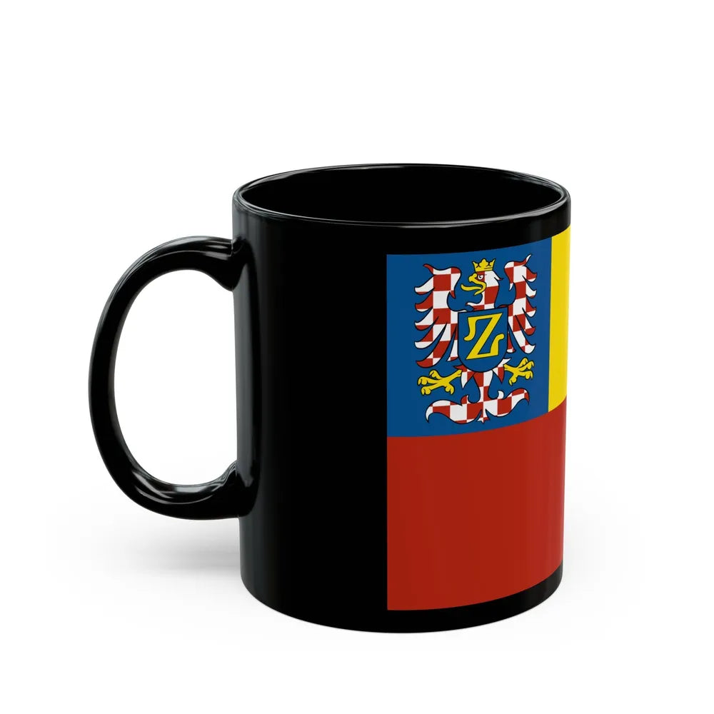 Flag of Znojmo Czech Republic - Black Coffee Mug-Go Mug Yourself