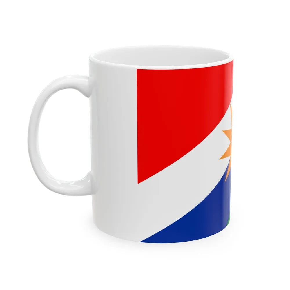 Flag of the Puntarenas Province Costa Rica - White Coffee Mug-Go Mug Yourself