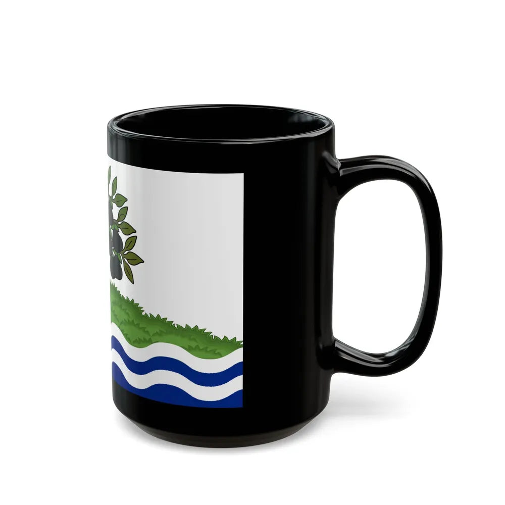 Flag of Worcestershire UK - Black Coffee Mug-Go Mug Yourself