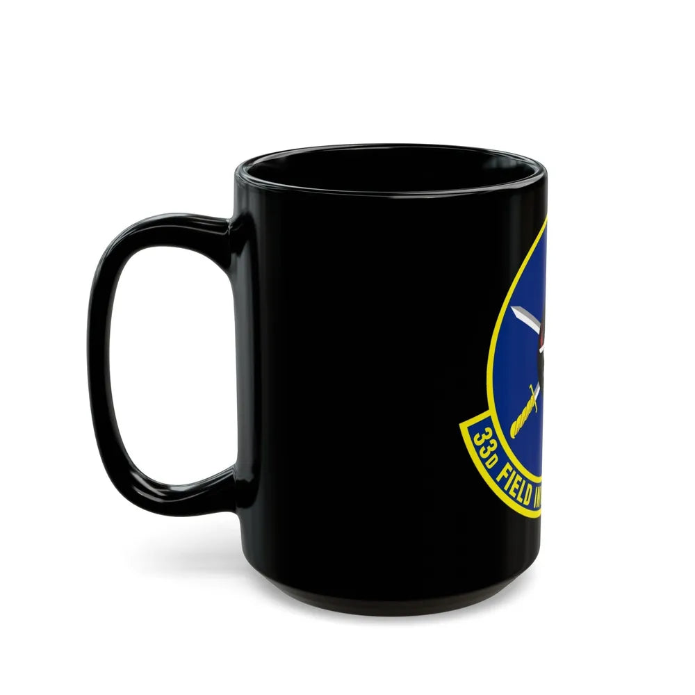 33d Field Investigations Squadron (U.S. Air Force) Black Coffee Mug-Go Mug Yourself