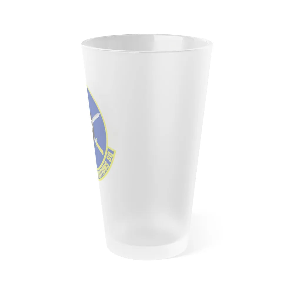 33d Field Investigations Squadron (U.S. Air Force) Frosted Pint Glass 16oz-Go Mug Yourself