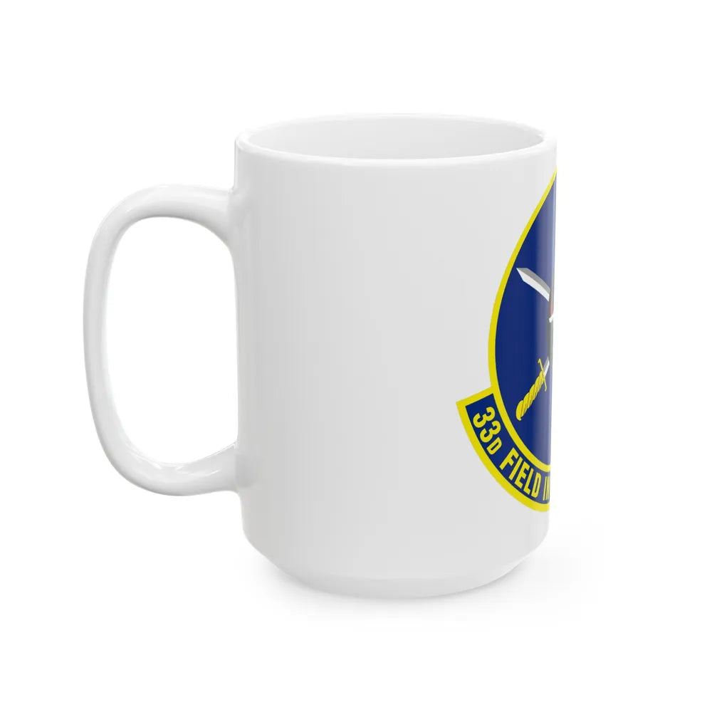 33d Field Investigations Squadron (U.S. Air Force) White Coffee Mug-Go Mug Yourself