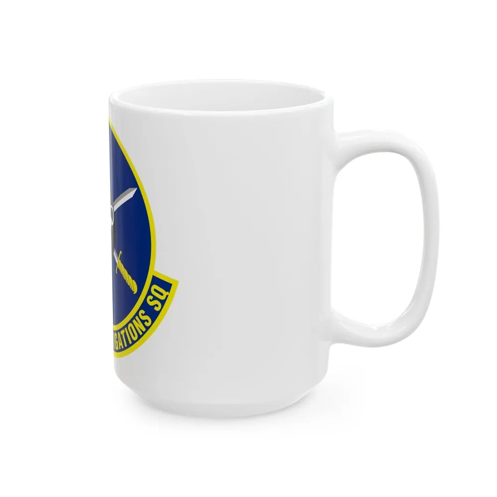 33d Field Investigations Squadron (U.S. Air Force) White Coffee Mug-Go Mug Yourself