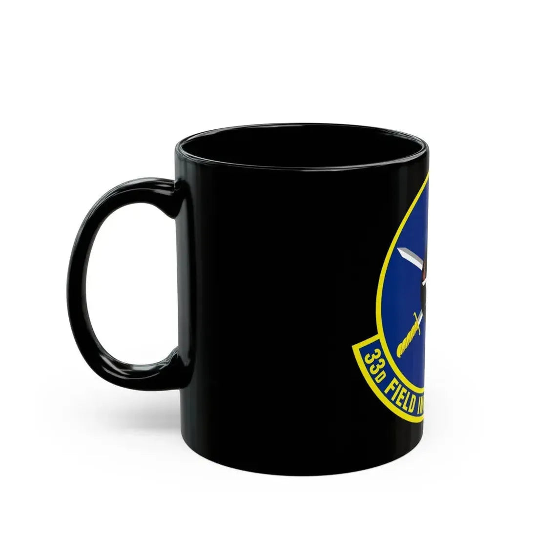 33d Field Investigations Squadron (U.S. Air Force) Black Coffee Mug - Go Mug Yourself