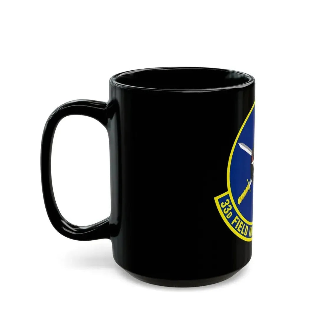 33d Field Investigations Squadron (U.S. Air Force) Black Coffee Mug - Go Mug Yourself