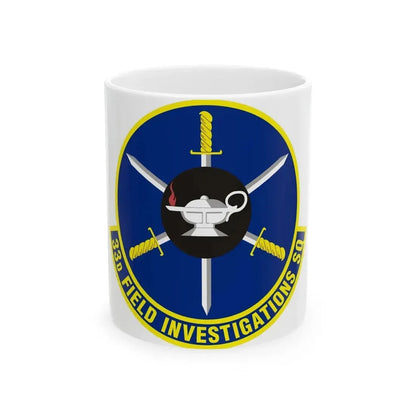 33d Field Investigations Squadron (U.S. Air Force) White Coffee Mug 11oz - Go Mug Yourself