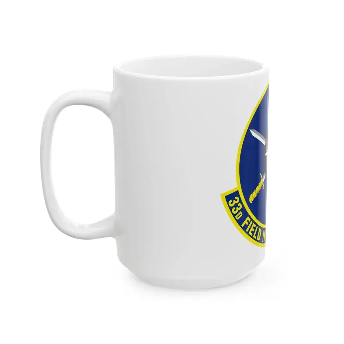 33d Field Investigations Squadron (U.S. Air Force) White Coffee Mug - Go Mug Yourself