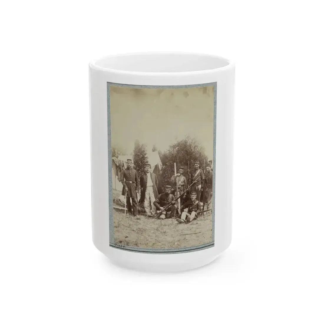 33d New York Infantry 001 (U.S. Civil War) White Coffee Mug 15oz - Go Mug Yourself