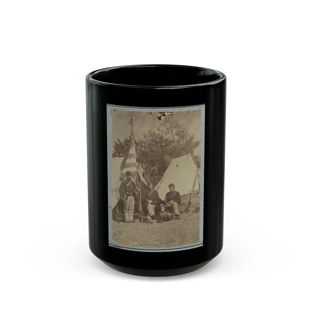 33d New York Infantry 004 (U.S. Civil War) Black Coffee Mug 15oz - Go Mug Yourself