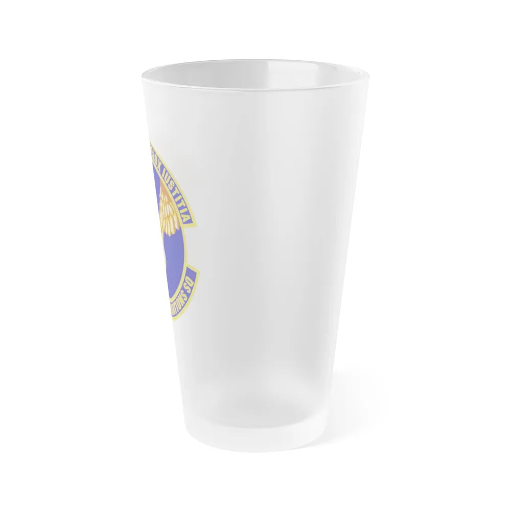 33d Special Operations Squadron (U.S. Air Force) Frosted Pint Glass 16oz-Go Mug Yourself