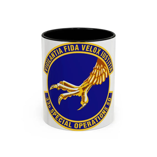 33d Special Operations Squadron (U.S. Air Force) Accent Coffee Mug 11oz Black - Go Mug Yourself