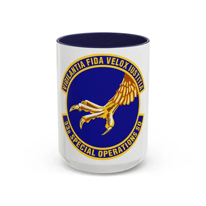 33d Special Operations Squadron (U.S. Air Force) Accent Coffee Mug 15oz Navy - Go Mug Yourself
