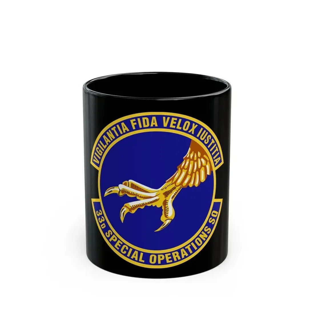 33d Special Operations Squadron (U.S. Air Force) Black Coffee Mug 11oz - Go Mug Yourself