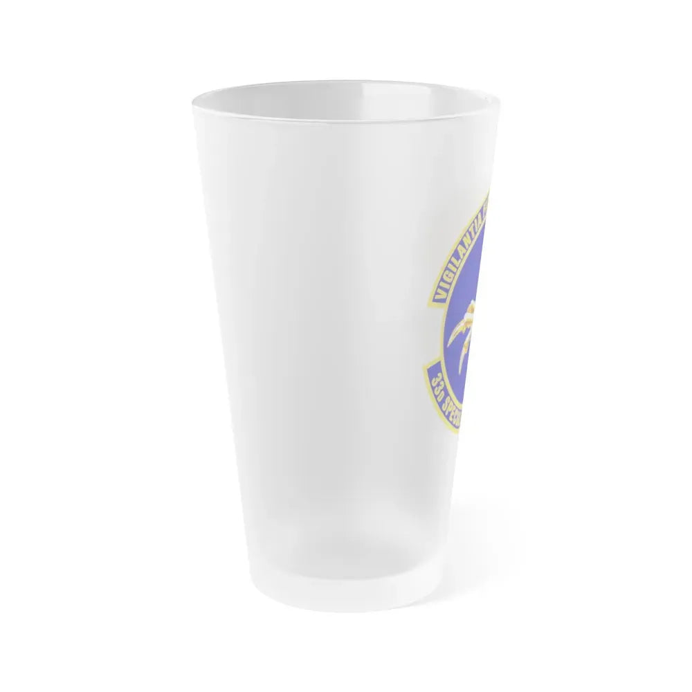 33d Special Operations Squadron (U.S. Air Force) Frosted Pint Glass 16oz - Go Mug Yourself