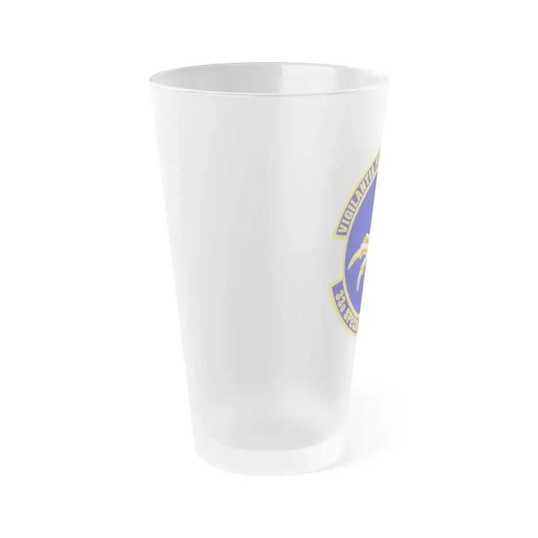 33d Special Operations Squadron (U.S. Air Force) Frosted Pint Glass 16oz - Go Mug Yourself