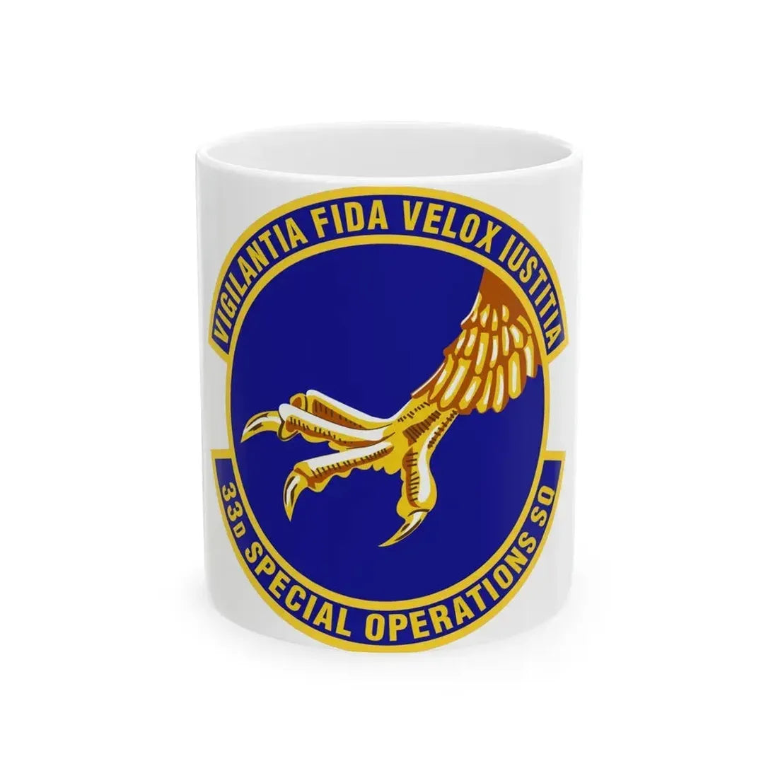 33d Special Operations Squadron (U.S. Air Force) White Coffee Mug 11oz - Go Mug Yourself