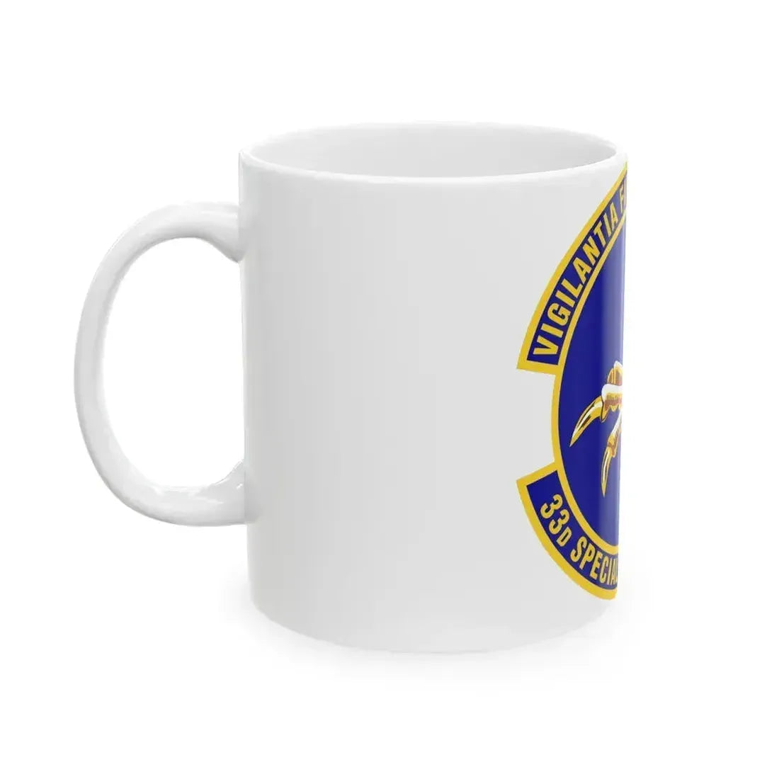 33d Special Operations Squadron (U.S. Air Force) White Coffee Mug - Go Mug Yourself